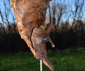 Flamme im Wind